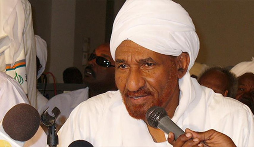  الصادق المهدي يعلن رفضه القاطع للتطبيع مع الكيان المحتل