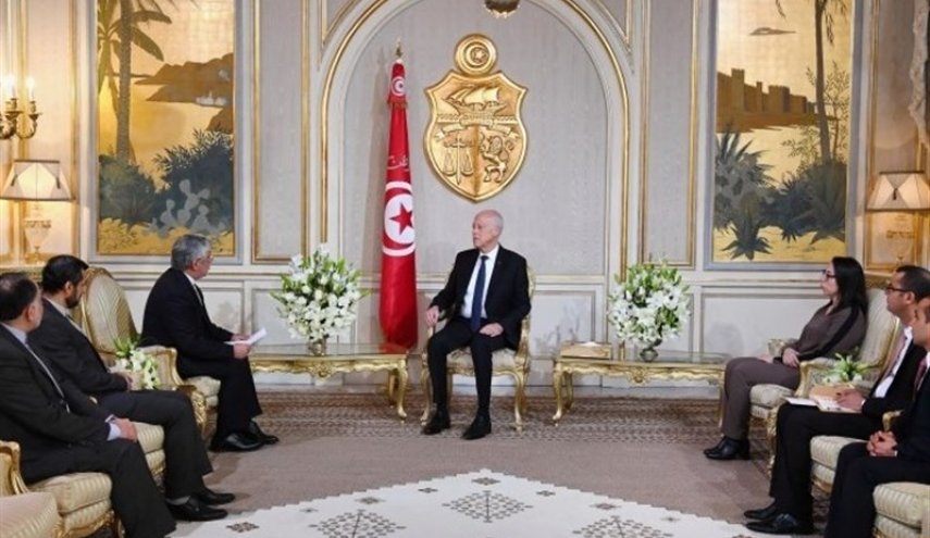 دیدار سفیر جدید ایران با «قیس سعید»+ عکس