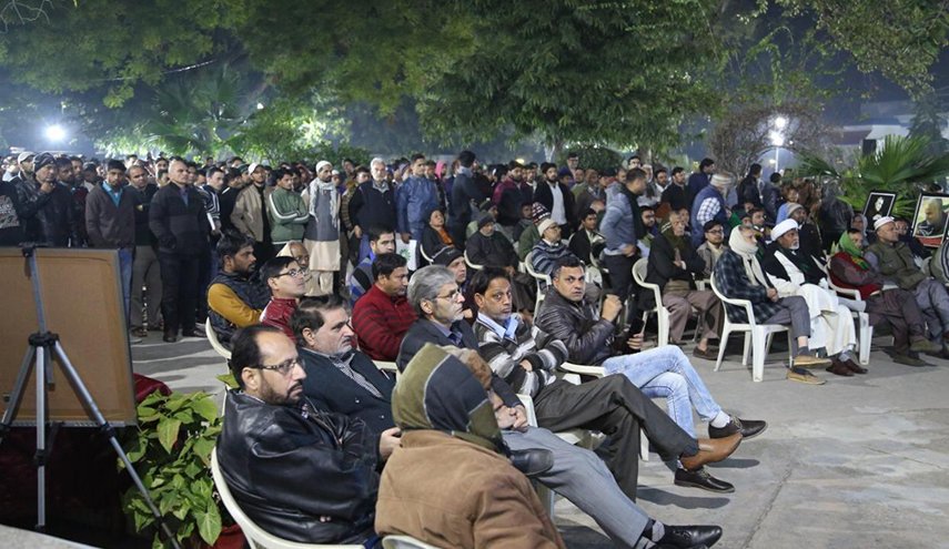 مراسم تأبين اربعینية الشهيد قاسم سليماني في الهند + صور