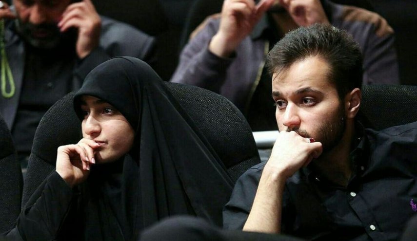 ویدئویی از حضور فرزندان شهید سلیمانی در راهپیمایی 22 بهمن 