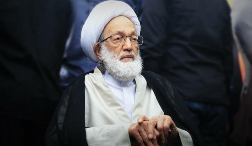 حضور شیخ عیسی قاسم رهبر شیعیان بحرین در راهپیمایی امروز قم + عکس