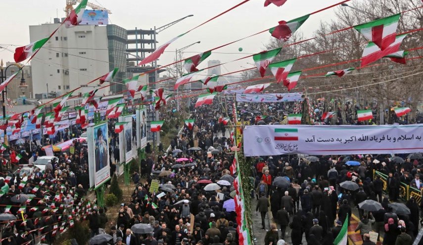پوشش راهپیمایی 22 بهمن در تارنمای العربیه انگلیسی
