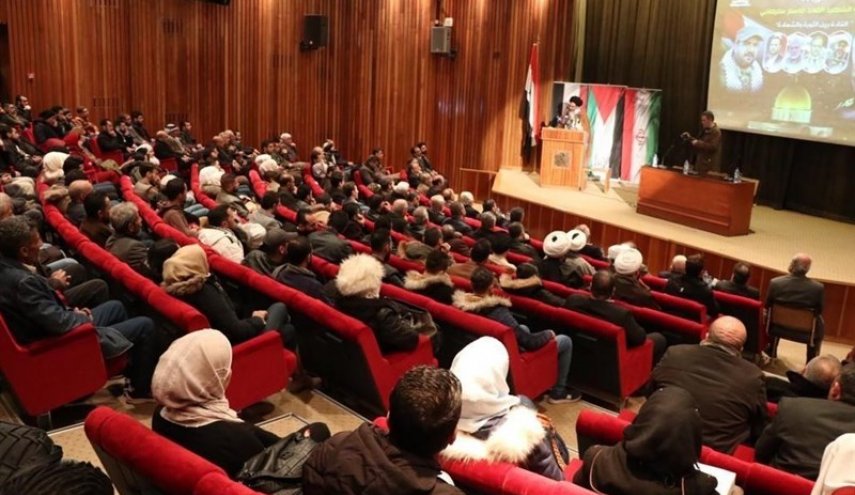 برگزاری مراسم چهلمین روز شهادت حاج‌قاسم سلیمانی و همرزمانش در سوریه