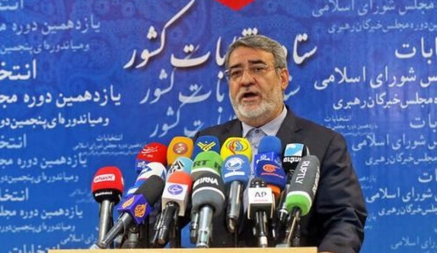 وزیر کشور: انتخابات در کمال صحت و امنیت برگزار می‌شود