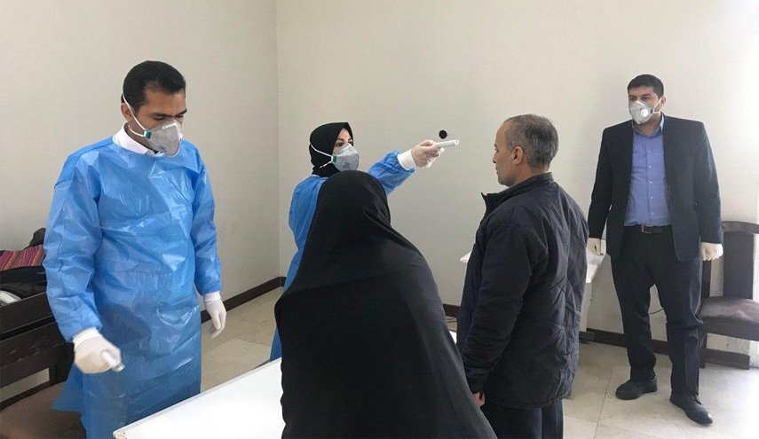 کنترل دمای بدن مراجعین مجلس برای پیشگیری از ویروس کرونا