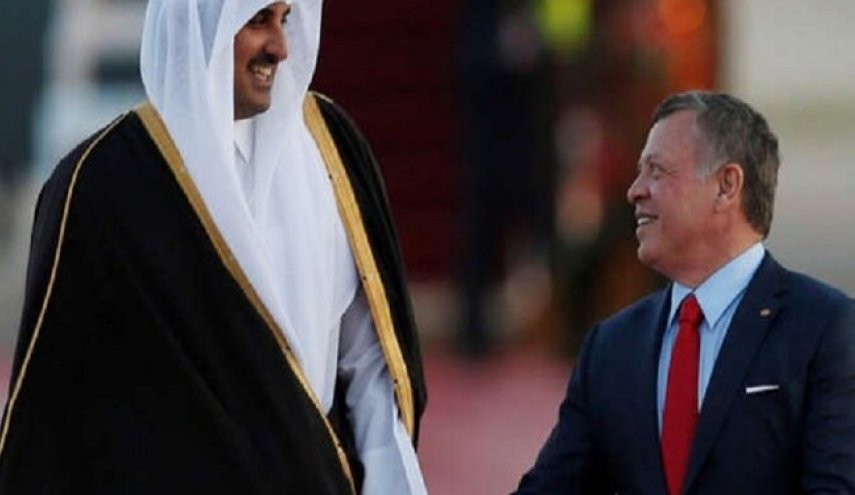 امیر قطر و شاه اردن بر حمایت از مسئله فلسطین تاکید کردند
