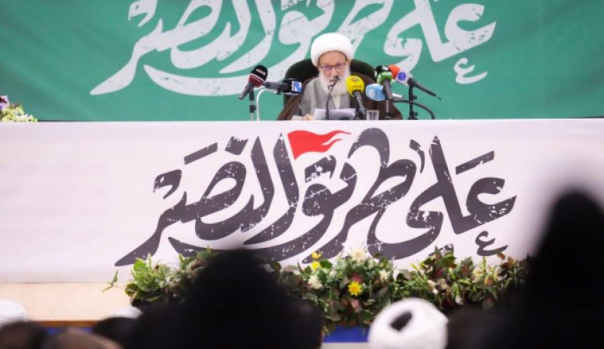 آية الله قاسم يحيي صمود الشعب البحراني بوجه القمع الخليفي