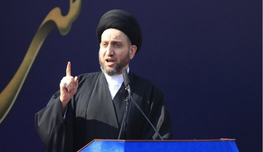 سید عمار الحکیم: دولت در برخورد با تجاوز آمریکا، از حاکمیت عراق دفاع کند