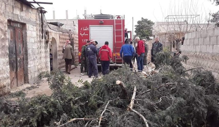 وفاة عقيد سوري بسبب الرياح الشديدة في مدينة سلمية