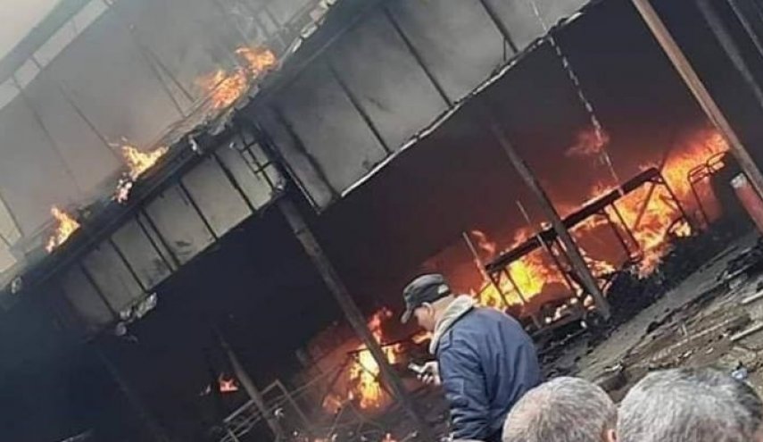 ارتفاع عدد ضحايا حريق النصيرات بغزة الى 20
