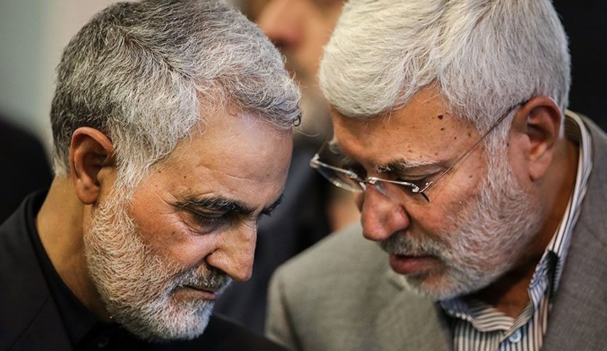 گفت وگوی تلفنی لاریجانی با خانواده‌های شهید سلیمانی و ابومهدی المهندس