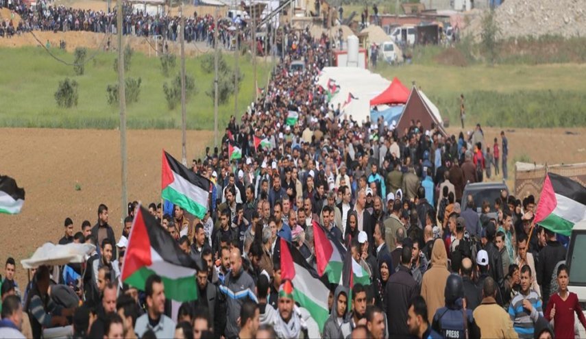 حماس: تظاهرات بازگشت نقطه عطفی در مبارزه ملت فلسطین است