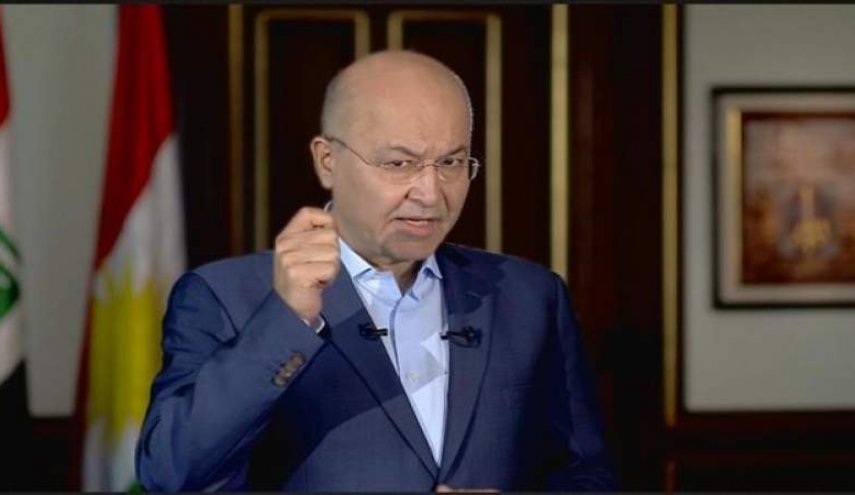 دیدار رئیس جمهور عراق با مقام آمریکایی تکذیب شد
