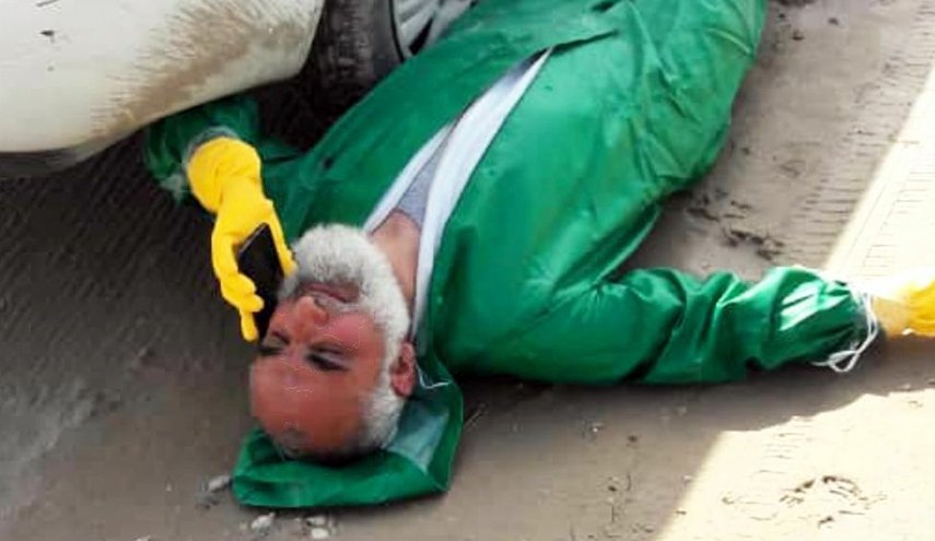 صورة معبرة لامام جمعة مدينة ابادان