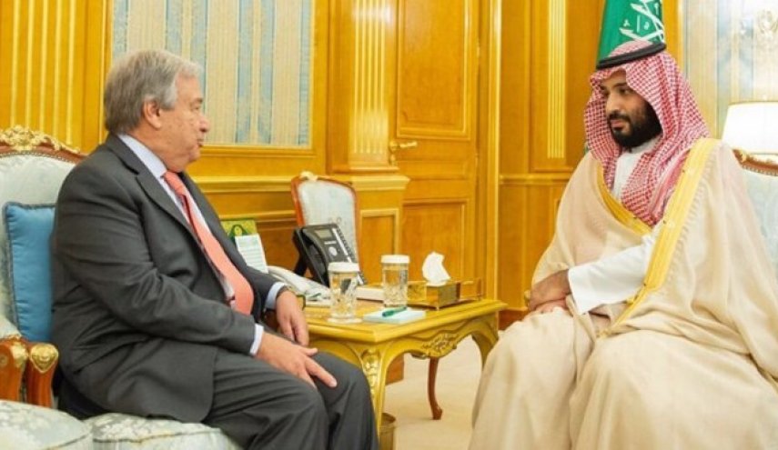 گفت‌وگوی تلفنی گوترش با ولی‌عهد سعودی درباره یمن