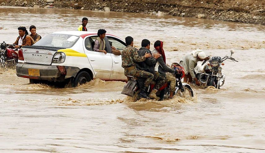 سیل جان سه شهروند یمنی را گرفت