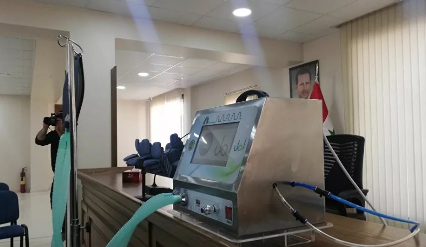 ساخت دستگاه تنفس مصنوعی بومی توسط متخصصان سوریه
