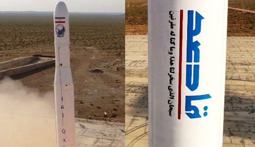 نخستين فیلم از پرتاب موفق اولين ماهواره نظامی ايران