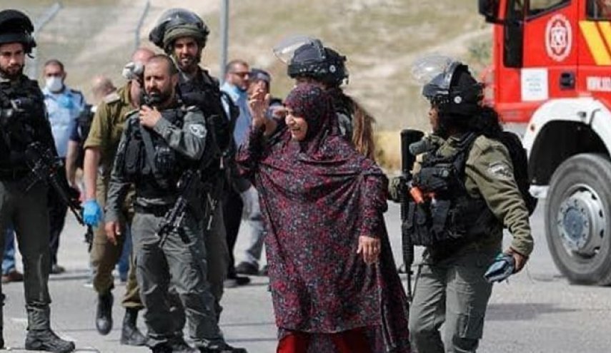 صهیونیست‌ها مادر شهید فلسطینی را دستگیر کردند