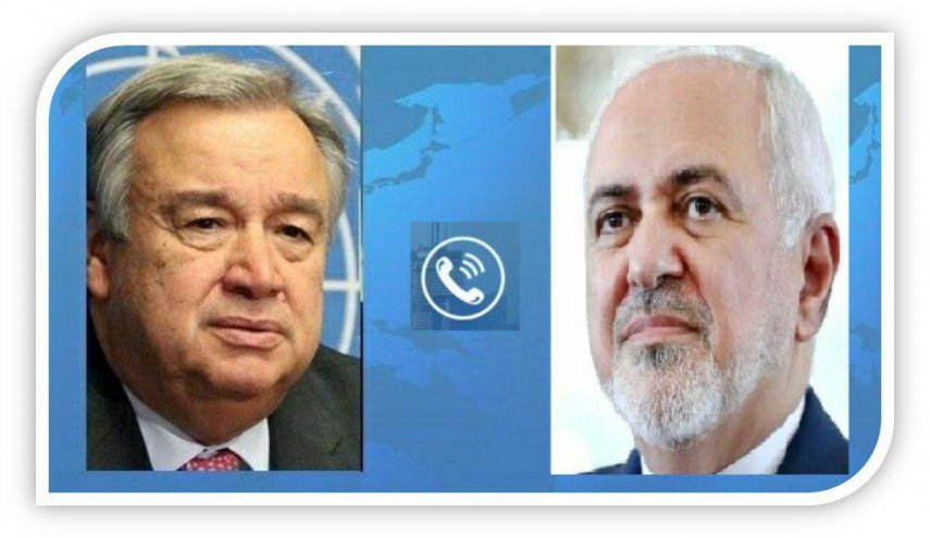 گفنگوی ظریف و گوترش درباره یمن 