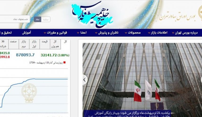 رکوردشکنی جدید بورس تهران/ جهش 32 و 141 واحدی شاخص کل