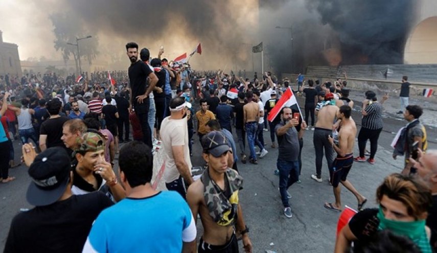 وقوع اعتراضات در چند استان عراق