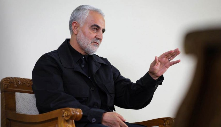 نامه شهید سلیمانی به فرمانده فلسطینی: آرزو دارم در راه فلسطین شهید شوم