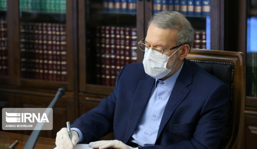 لاريجاني يهنئ رؤساء البرلمانات الاسلامية بمناسبة عيد الفطر السعيد
