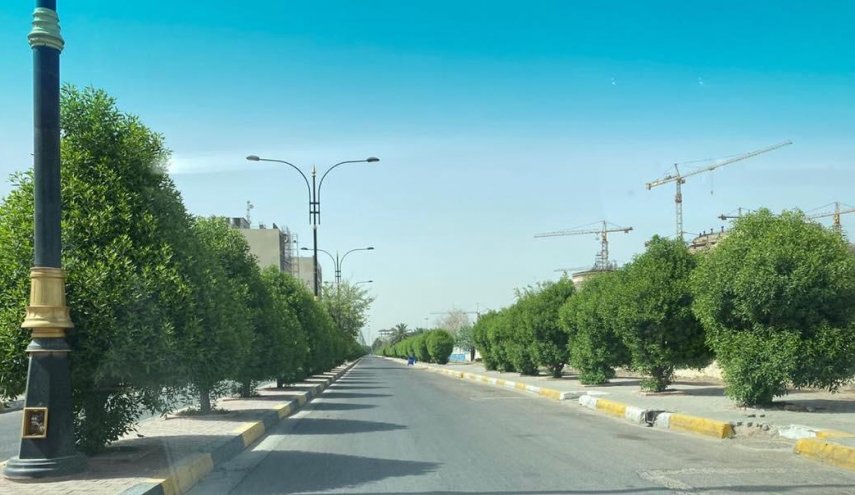 شاهد.. شوارع بغداد بعد تشديد الاجراءات الامنية 
