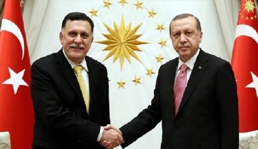 أردوغان يجتمع مع رئيس حكومة الوفاق الليبية في أنقرة