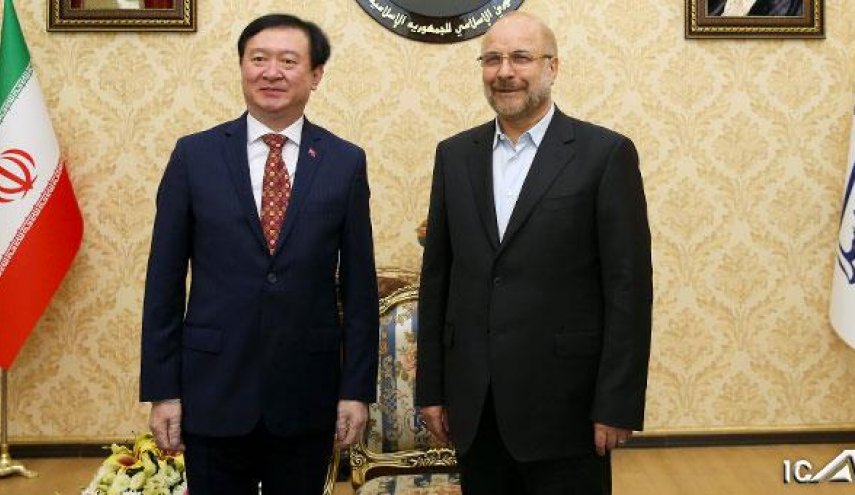 قالیباف: انتظار می رود همکاری های مشترک ایران و چین ارتقاء یابد/ سفیر چین: چین مخالف تمدید تحریم های تسلیحاتی ایران است