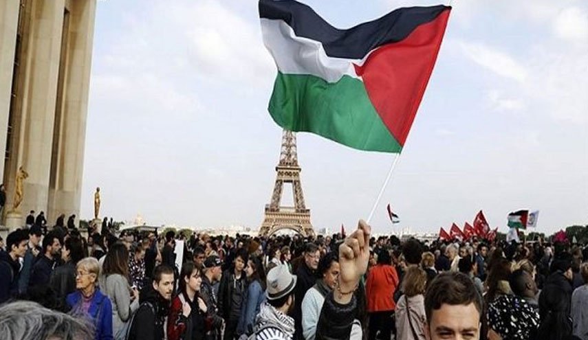 فرانسوی ها در محکومیت طرح اشغال کرانه باختری، علیه رژیم صهیونیستی تظاهرات کردند