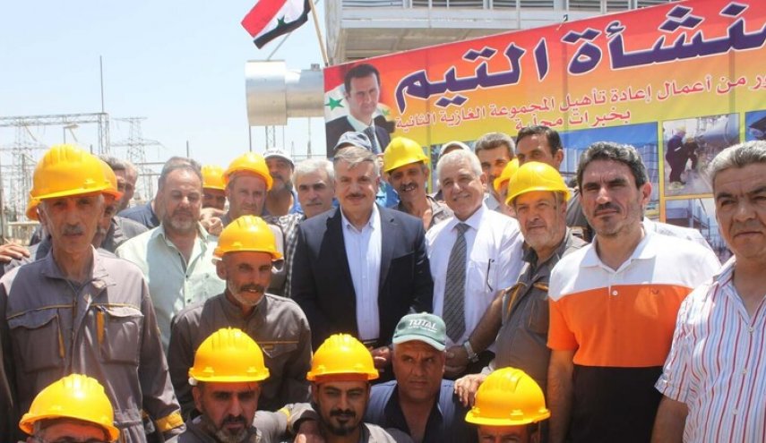  تأهيل محطة للكهرباء في دير الزور بعد سنوات على توقفها