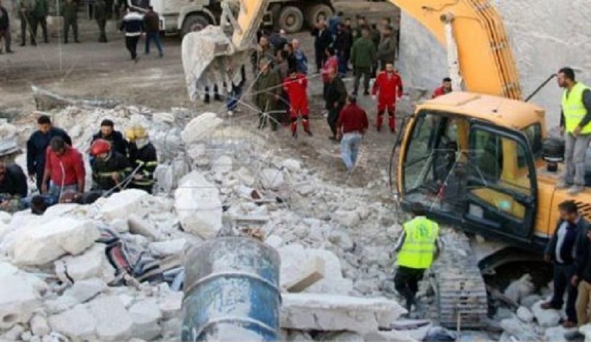سوريا: وفاة عامل وإصابة اثنين جراء انهيار منزل في حلب
