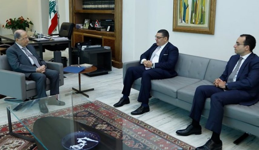 پیام مکتوب رئیس‌جمهور مصر به همتای لبنانی