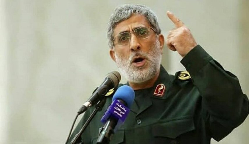 واکنش سردار قاآنی به حادثه آتش سوزی ناو آمریکایی/ روزهای بسیار سختی در انتظار آمریکا و رژیم صهیونیستی است