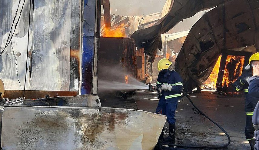حريقان في جانبي بغداد.. الكرخ والرصافة