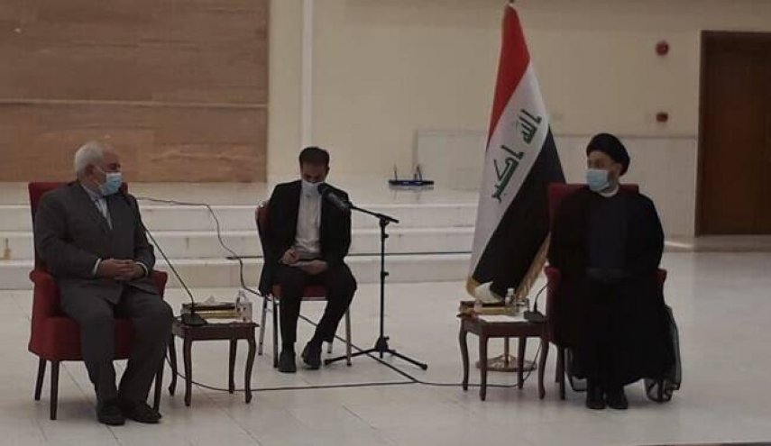دیدار ظریف با سید عمار الحکیم
