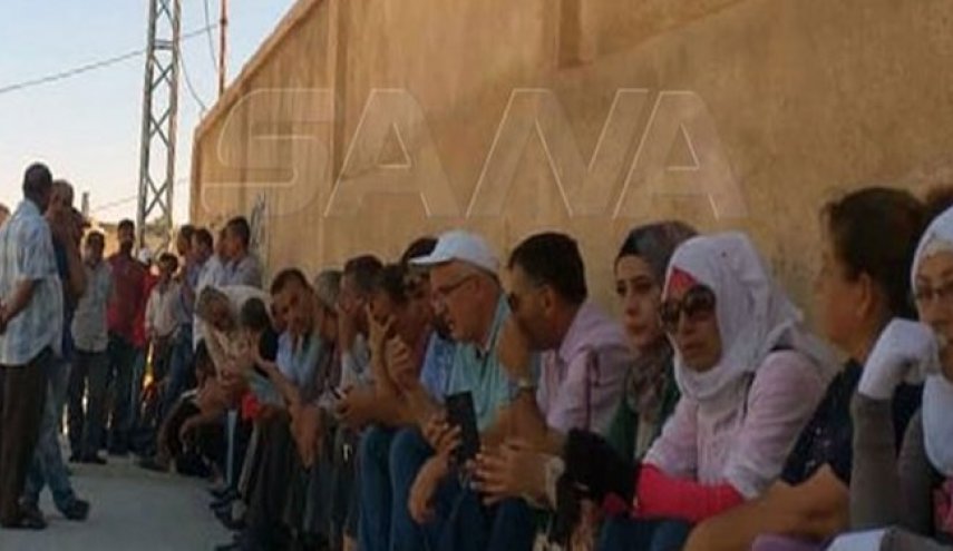 بیست و پنجمین روز تحصن علیه شبه نظامیان وابسته به آمریکا در شرق سوریه
