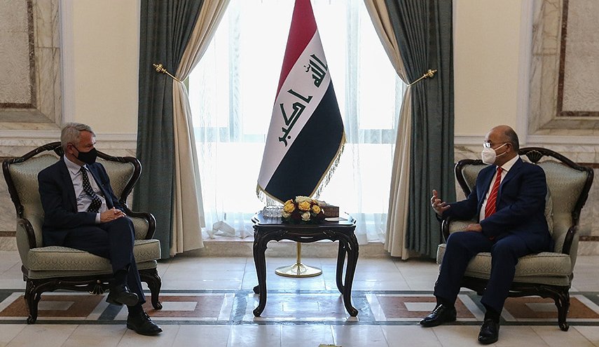 برهم صالح لوزير خارجية فنلندا: نستند في علاقاتنا على مبدأ التوازن