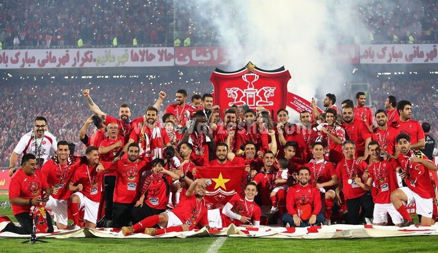 عکس جالب AFC برای چهارمین جام متوالی پرسپولیس