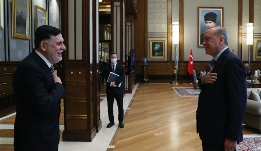 گفت‌وگوی تلفنی اردوغان با نخست وزیر ایتالیا و دیدار با فائز سراج در استانبول
