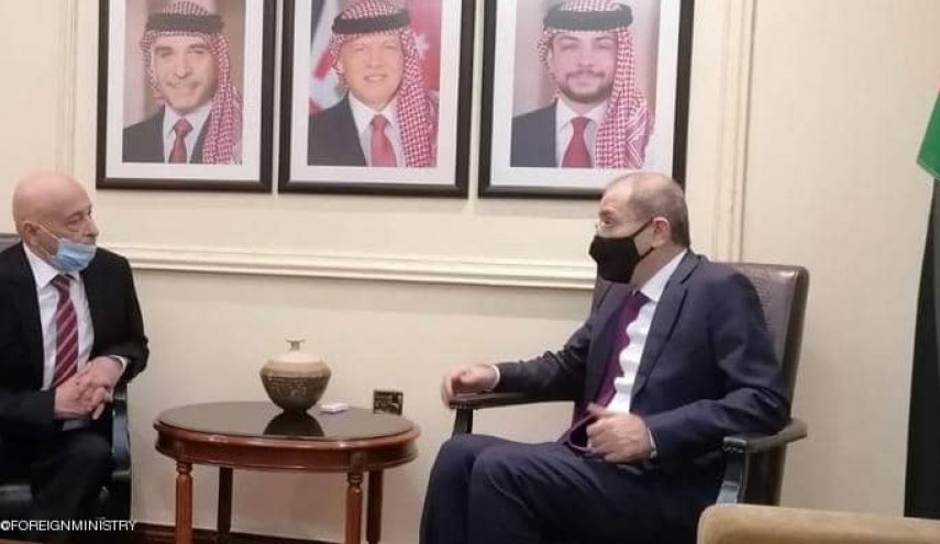مباحثات بين عقيلة صالح والصفدي في عمان لحل أزمة ليبيا