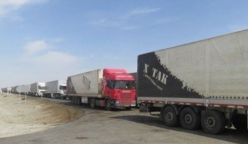 ترددکامیون‌های حامل کالاهای صادراتی ایران در مرز دوغارون افغانستان به حالت عادی بازگشت