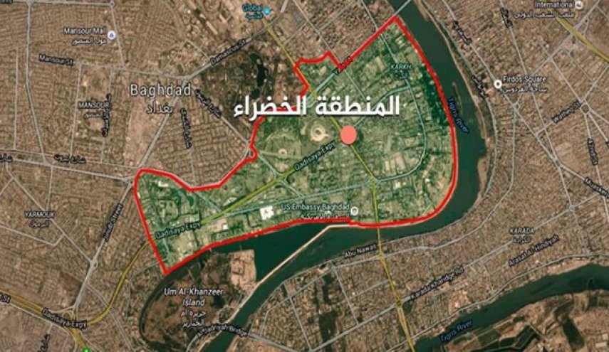 حمله راکتی به سفارت آمریکا در بغداد
