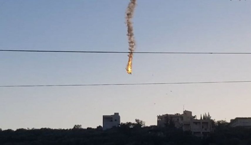 برخورد و سقوط دو پهپاد آمریکا در آسمان ادلب

