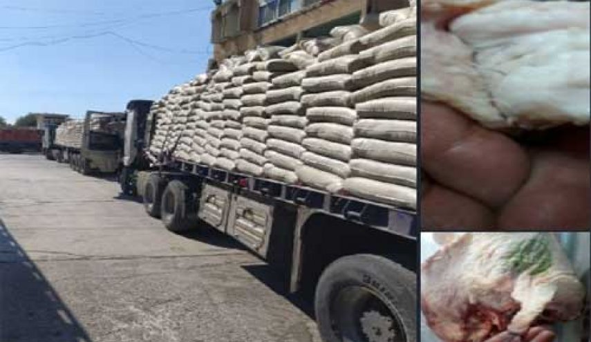 ضبط 140طنا من الإسمنت الأسود معدة للمتاجرة بها في السوق السوداء بحماة
