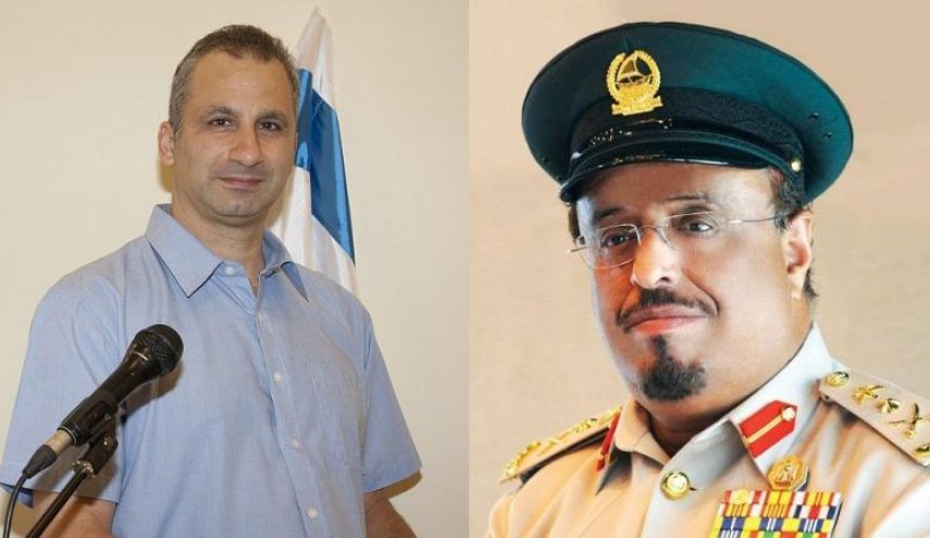 إيدي كوهين وضاحي خلفان يتبادلان 'الأحضان' مجددا