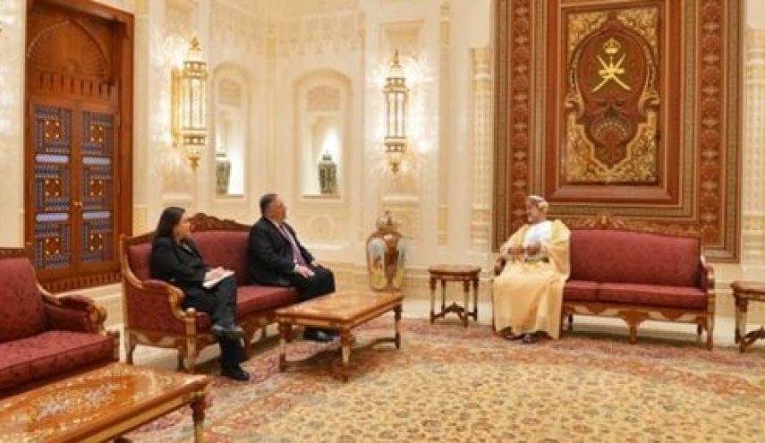 پامپئو با سلطان عمان دیدار کرد