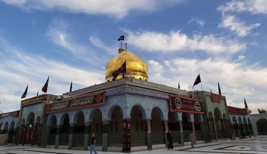 شاهد: مراسم عزاء ابي الاحرار من داخل مقام السيدة زينب (ع)